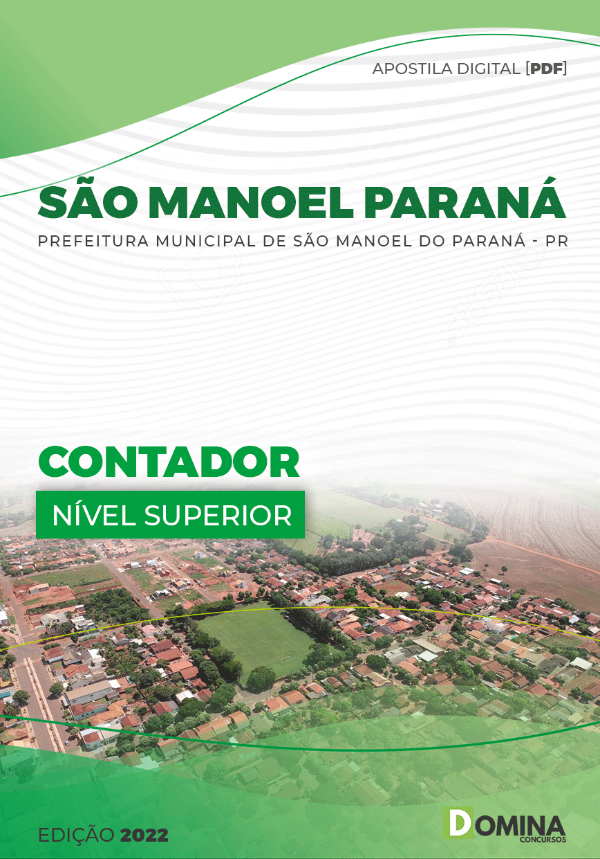 Apostila Pref São Manoel Paraná PR 2022 Contador