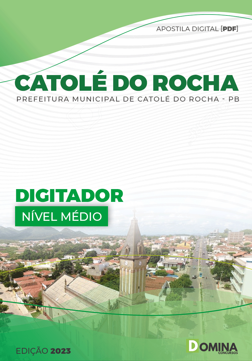 Apostila Digital Pref Catolé Rocha PB 2023 Digitador