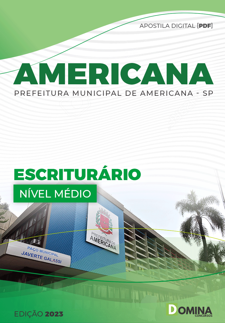 Apostila Concurso Pref Americana SP 2023 Fiscal Atividade