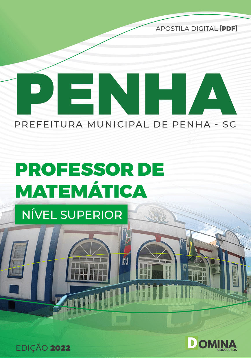 Apostila Concurso Pref Penha SC 2022 Professor Matemática