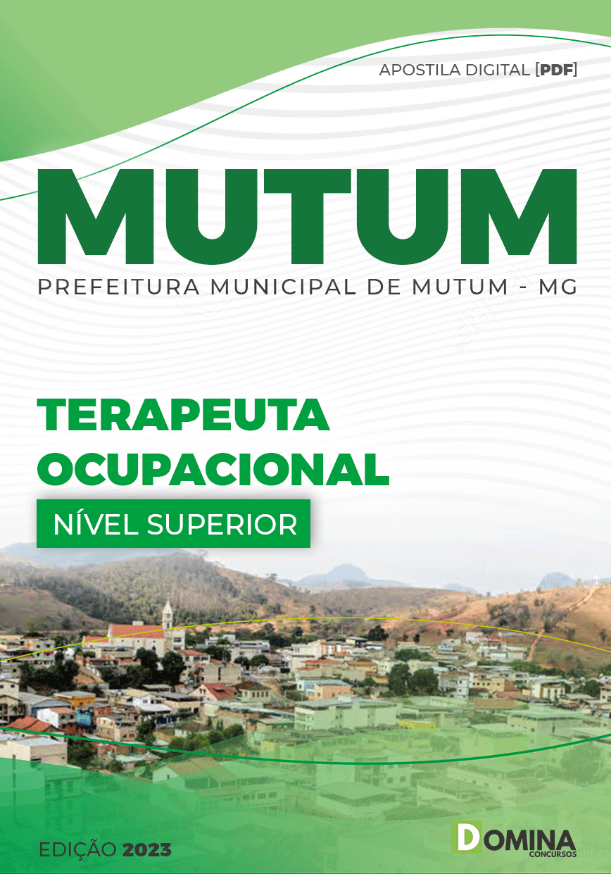 Apostila Concurso Pref Mutum MG 2023 Terapeuta Ocupacional