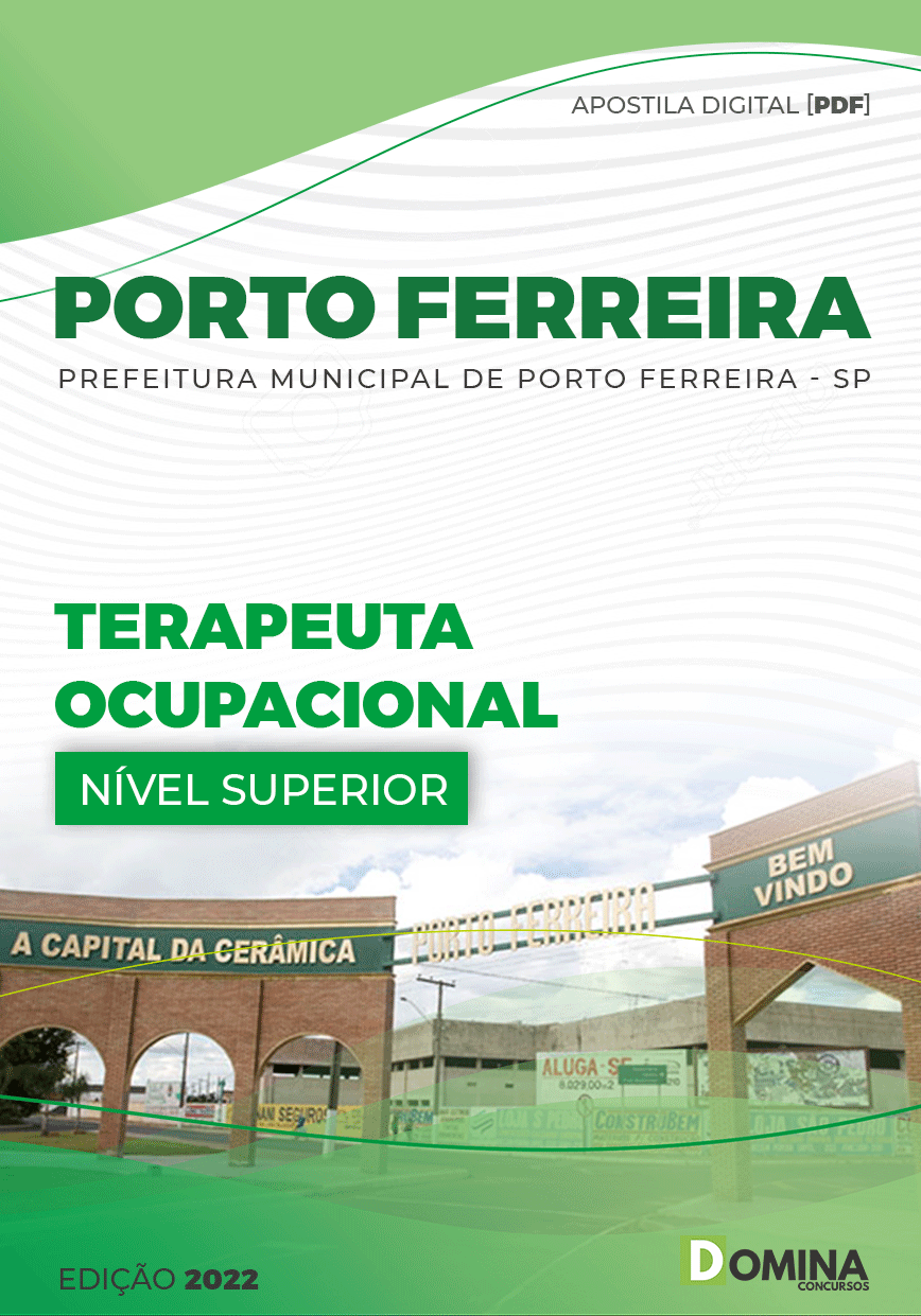 Apostila Pref Porto Ferreira SP 2022 Terapeuta Ocupacional