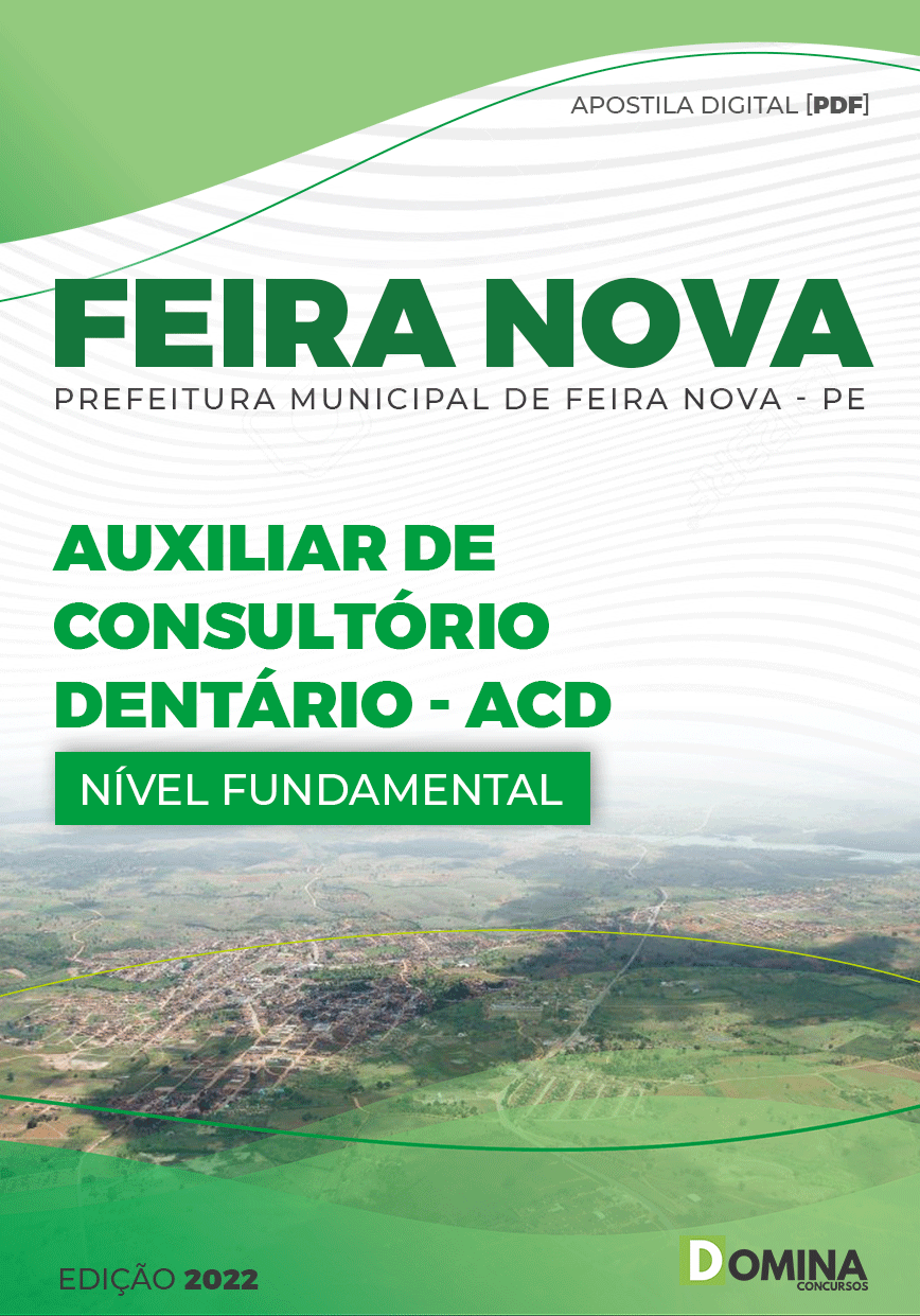 Apostila Pref Feira Nova PE 2022 Auxiliar Consultório Dentário