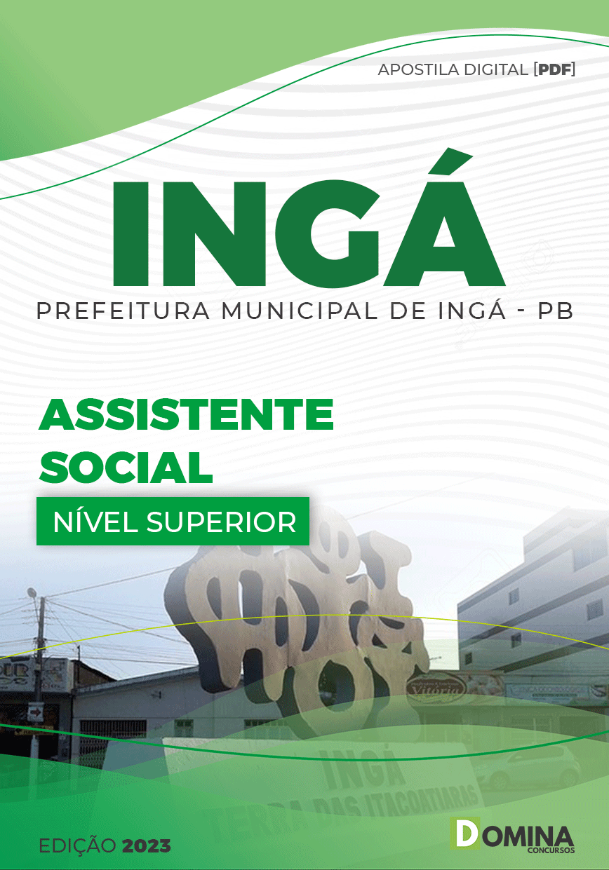 Apostila Concurso Pref Ingá PB 2023 Assistente Social