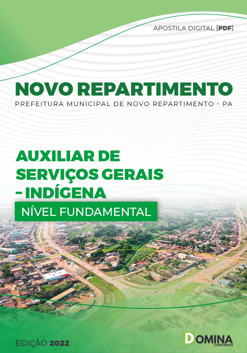 Apostila Pref Novo Repartimento PA 2023 Auxiliar Serviços Gerais