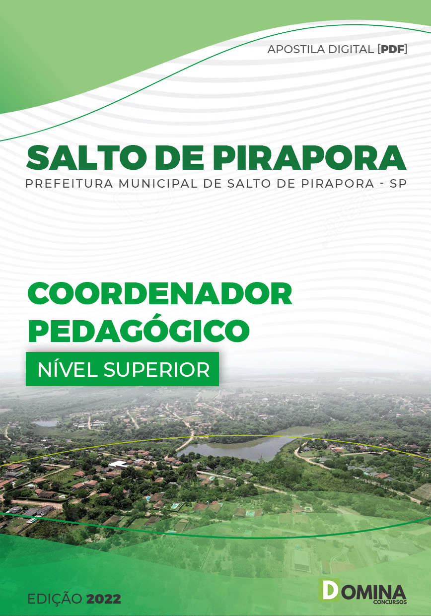 Apostila Pref Salto Pirapora SP 2022 Coordenador Pedagógico