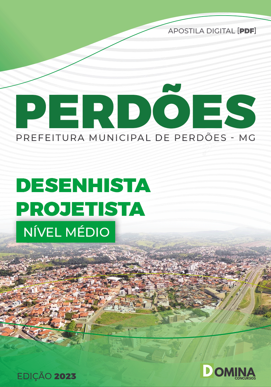 Apostila Concurso Pref Perdões MG 2023 Desenhista Projetista