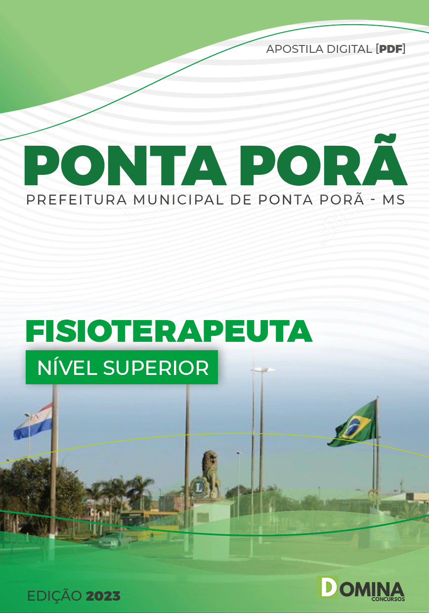 Apostila Digital Pref Ponta Porã MG 2023 Fisioterapeuta
