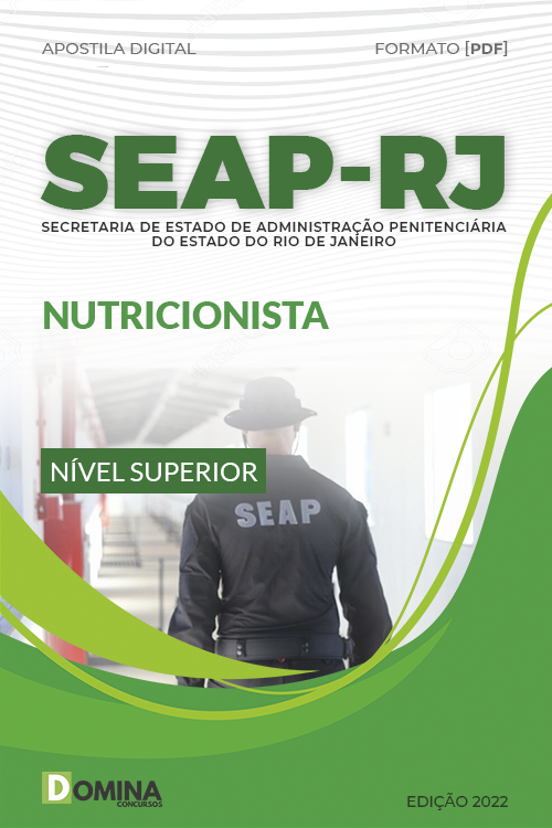 Apostila Digital Concurso SEAP RJ 2022 Nutricionista