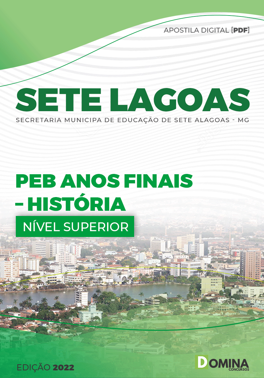 Apostila SME Sete Lagoas - MG PDF - PEB 2022