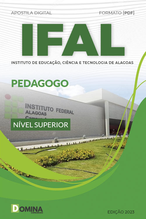 Apostila Digital Concurso Público IFAL 2023 Pedagogo