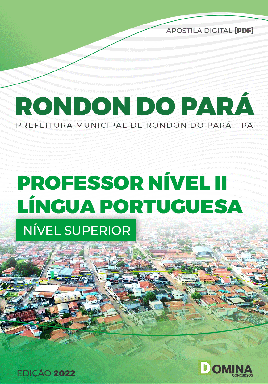 Apostila Pref Rondon Do Par Pa Prof N Vel Ii L Ngua Portuguesa