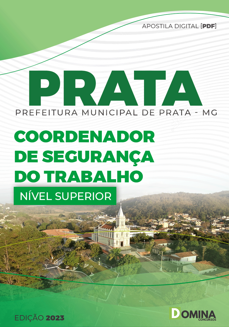 Apostila Pref Prata MG 2023 Coordenador Segurança Trabalho