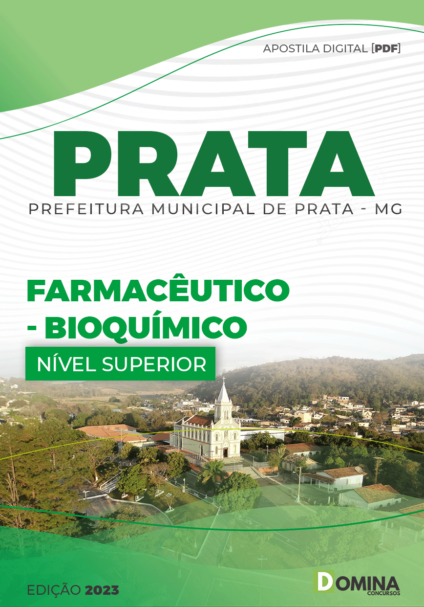 Apostila Concurso Pref Prata MG 2023 Farmacêutico Bioquímico