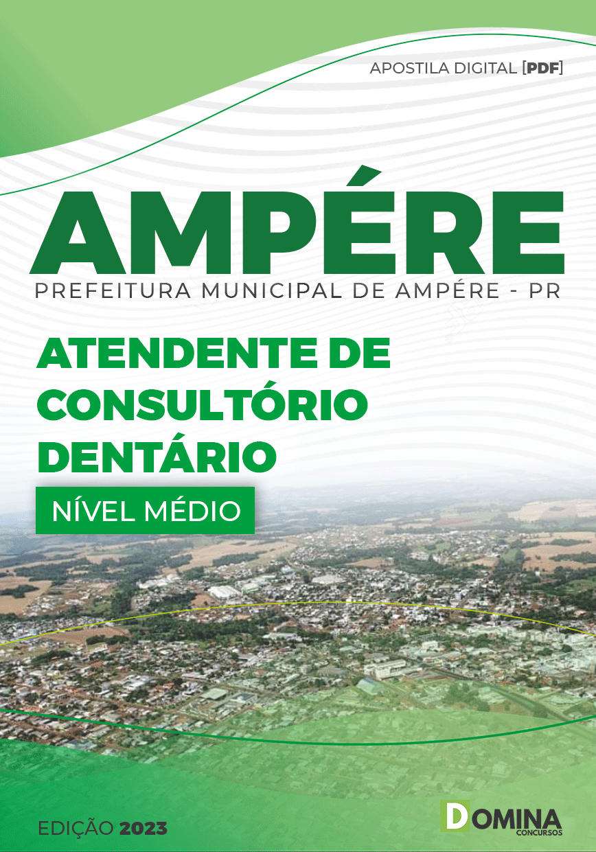 Apostila Pref Ampére PR 2023 Atendente Consultório Dentário