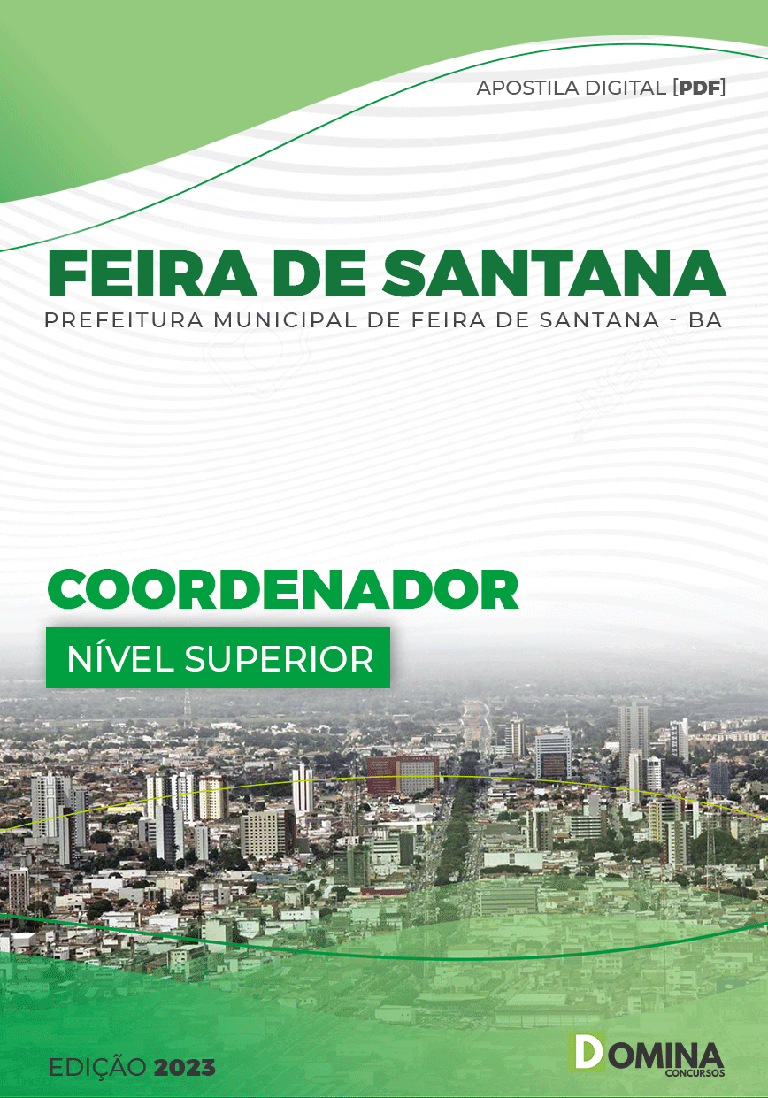 Apostila Digital Pref Feira Santana BA 2023 Coordenador