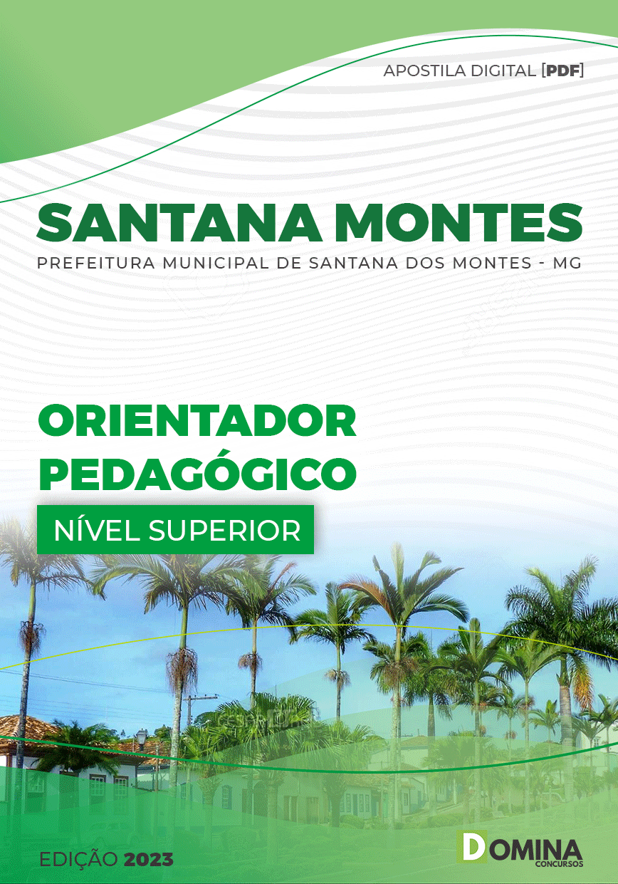 Apostila Pref Santana Montes MG 2023 Orientador Pedagogo