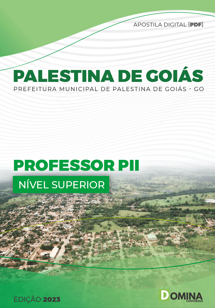 Apostila Pref Palestina GO 2023 Professor Pedagogo II