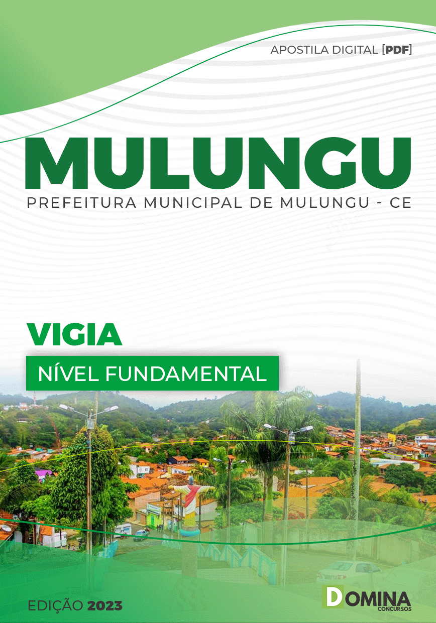 Apostila Digital Concurso Pref Mulungu CE 2023 Vigia