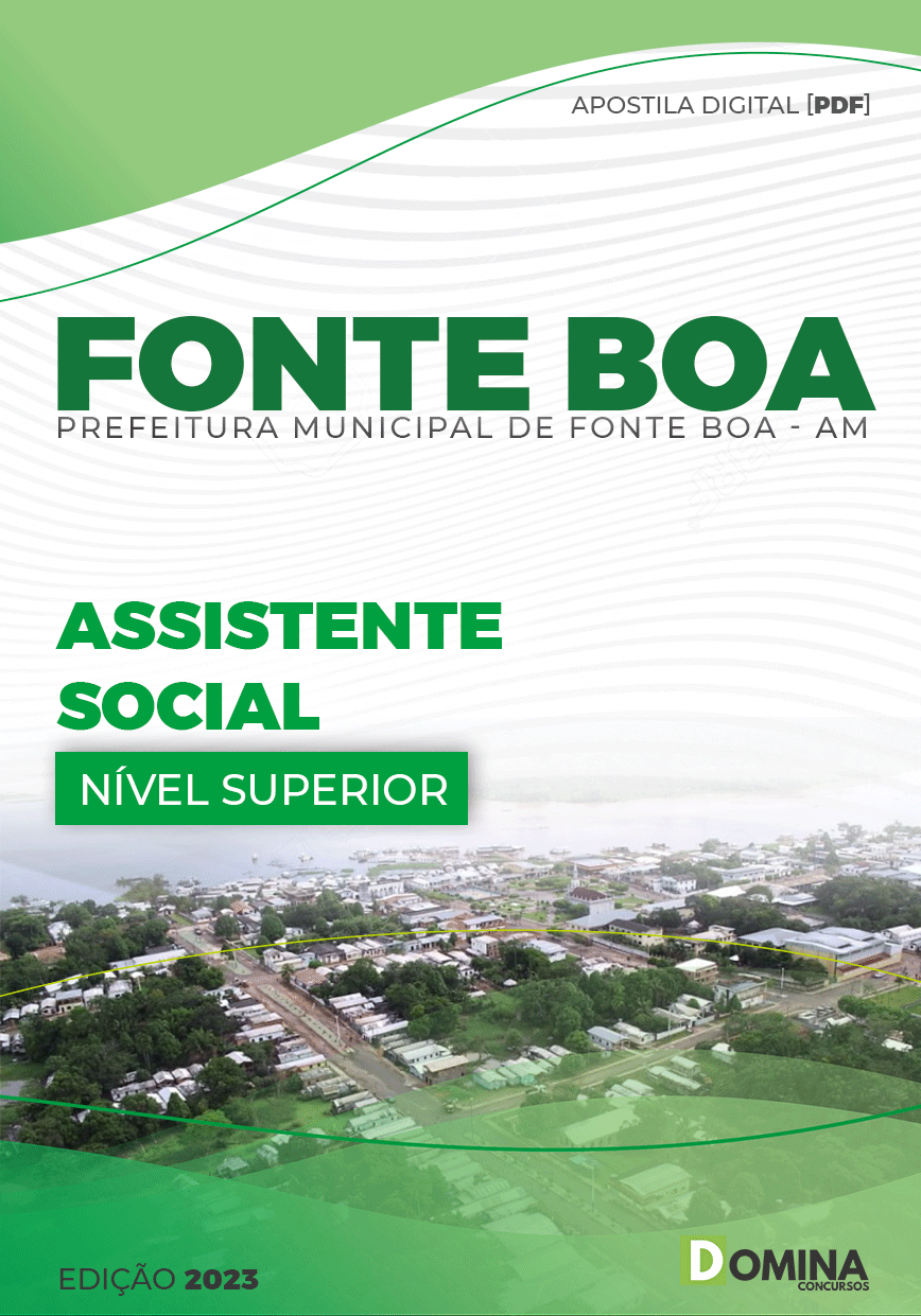 Apostila Digital Pref Fonte Boa AM 2023 Assistente Social 01