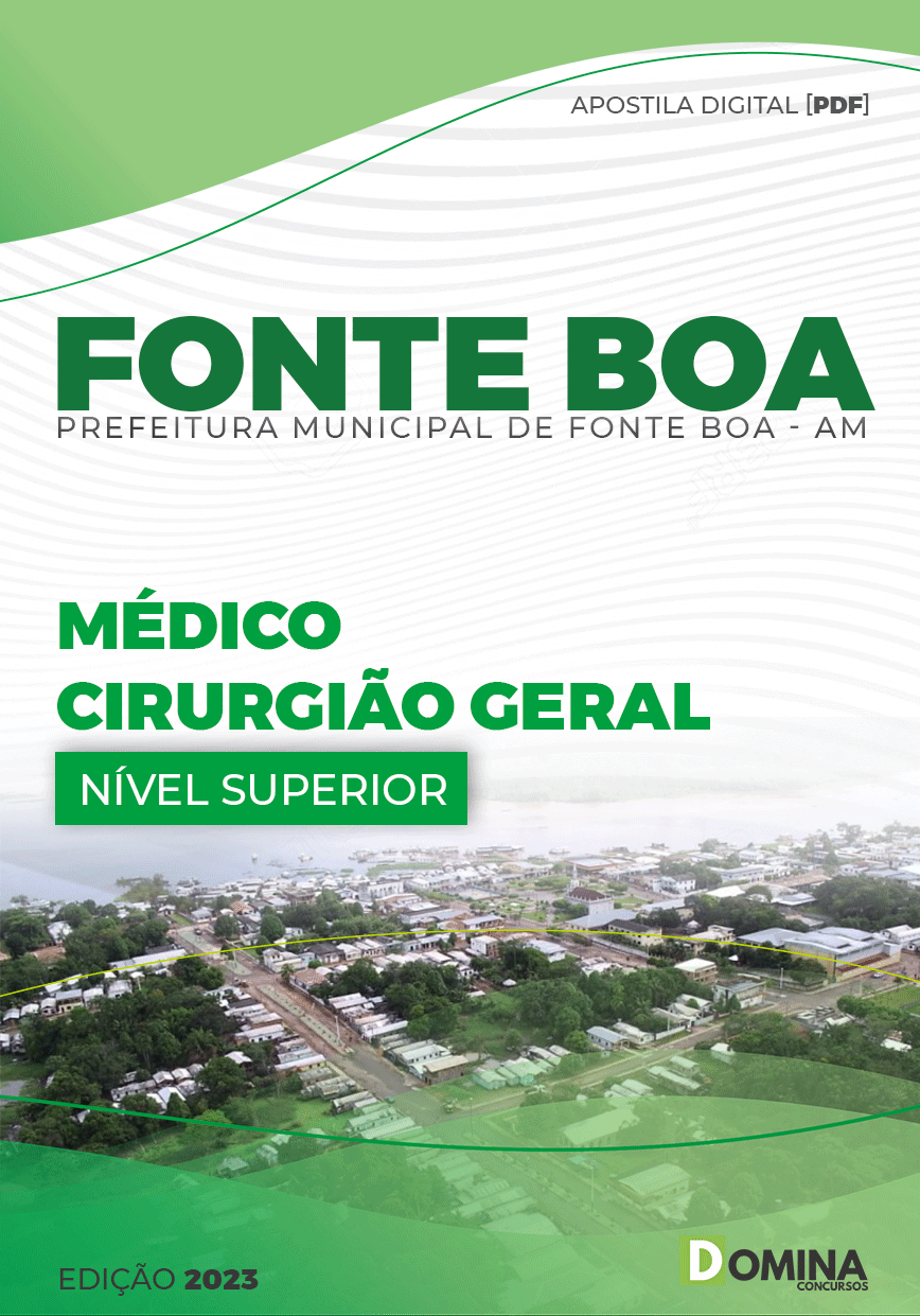 Apostila Pref Fonte Boa AM 2023 Médico Cirurgião Geral