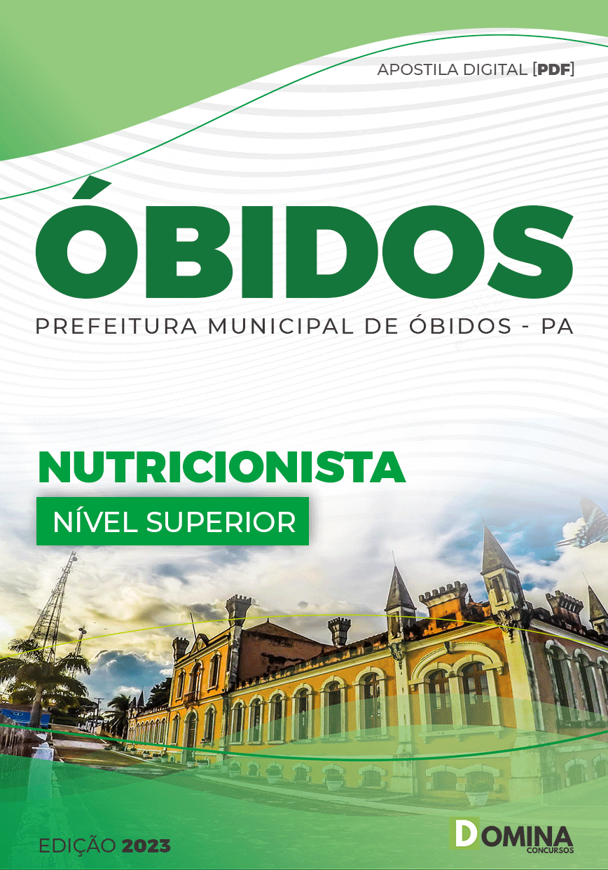 Apostila Concurso Óbidos PA 23 Nutricionista Domina