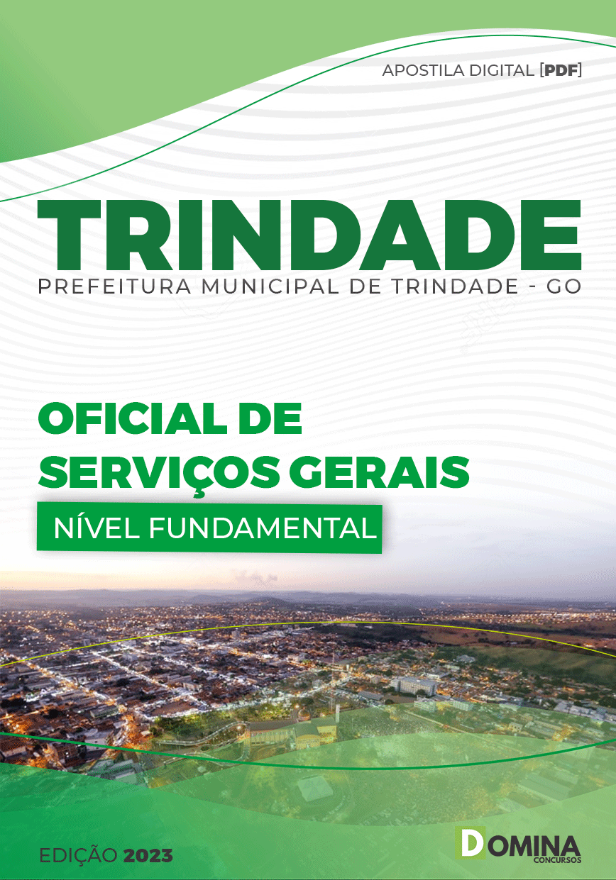 Apostila Pref Trindade GO 2023 Oficial Serviços Gerais