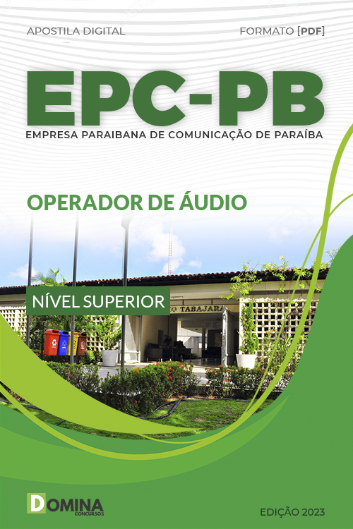 Apostila Digital Concurso EPC PE 2023 Operador Áudio