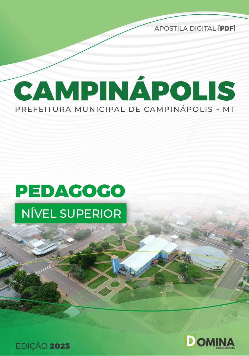 Apostila Digital Pref Campinápolis MT 2023 Pedagogo