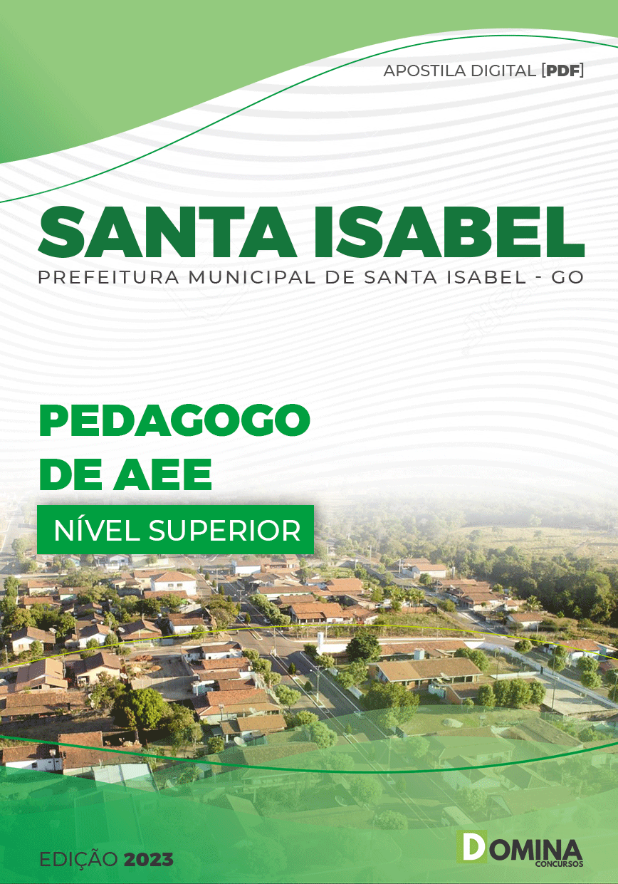 Apostila Digital Pref Santa Isabel GO 2023 Pedagogo AEE