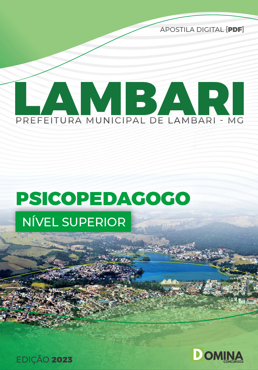 Apostila Concurso Pref Lambari MG 2023 Psicopedagogo