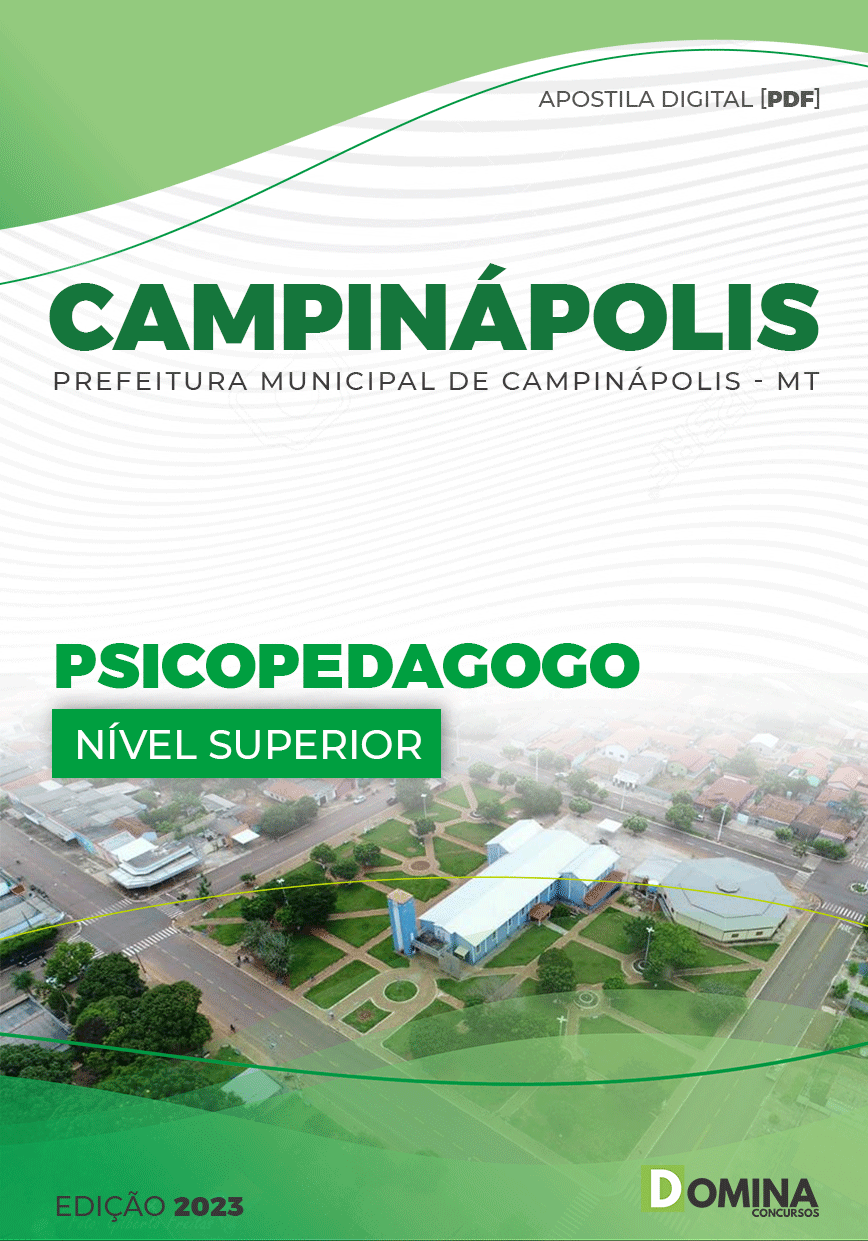 Apostila Pref Campinápolis MT 2023 Psicopedagogo