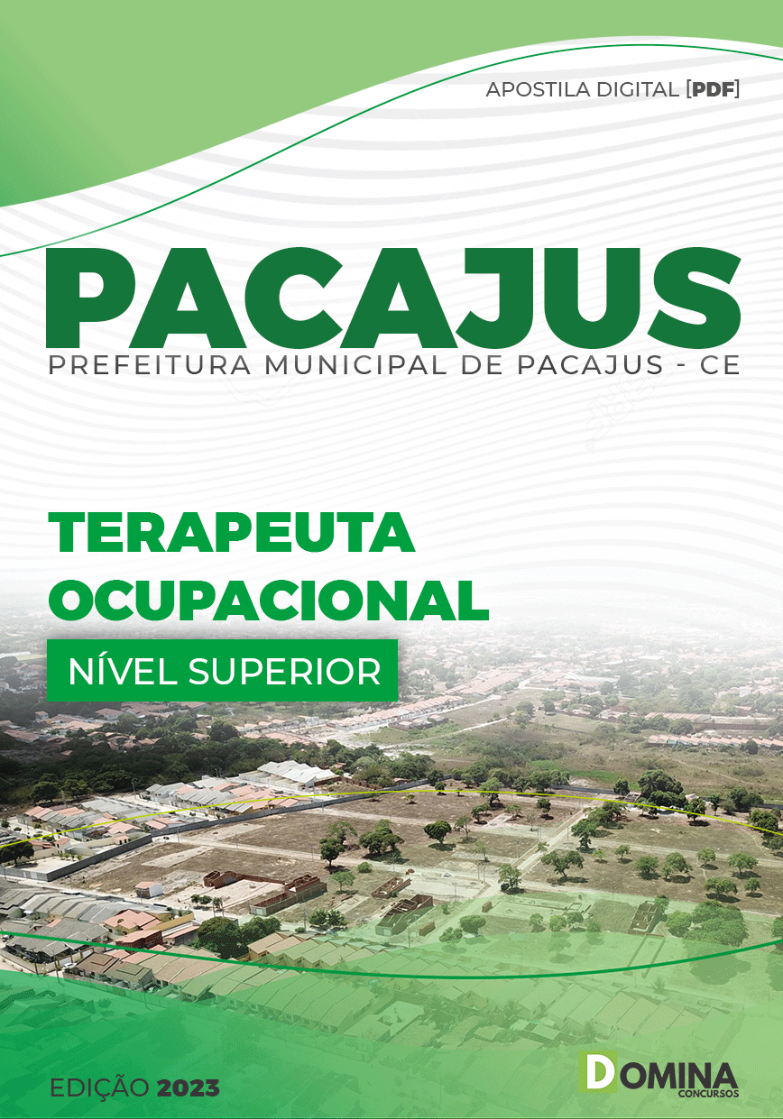 Apostila Concurso Pref Pacajus CE 2023 Terapeuta Ocupacional