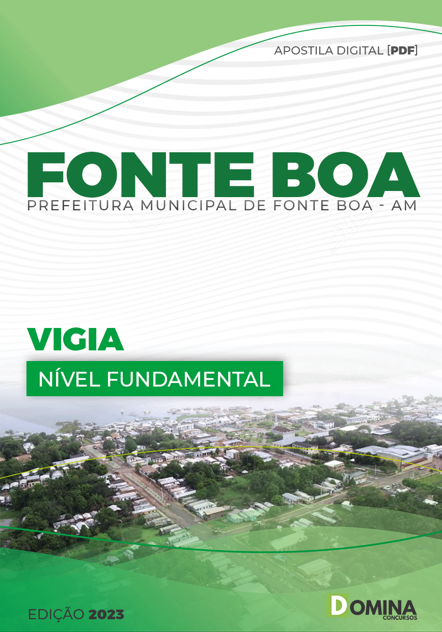 Apostila Digital Concurso Pref Fonte Boa AM 2023 Vigia