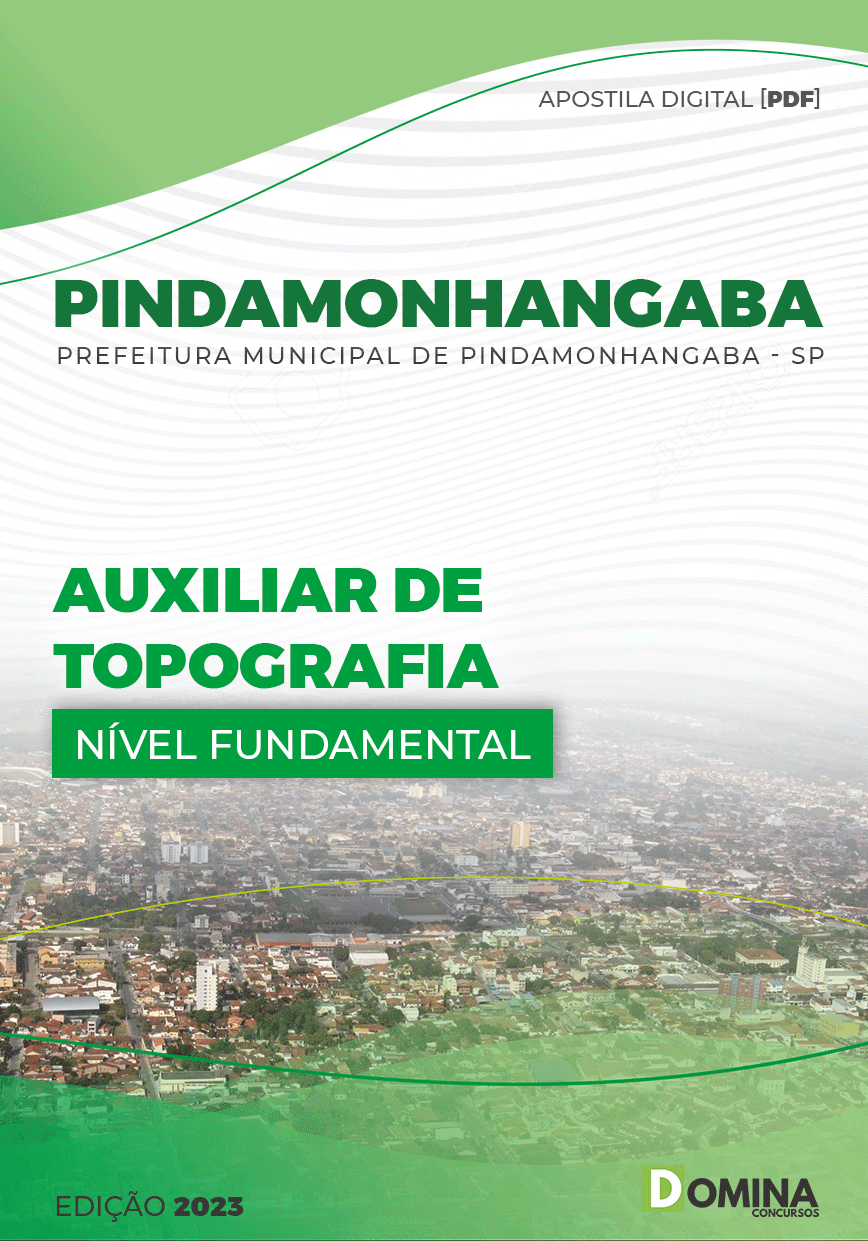 Apostila Pref Pindamonhangaba SP 2023 Auxiliar Topografia