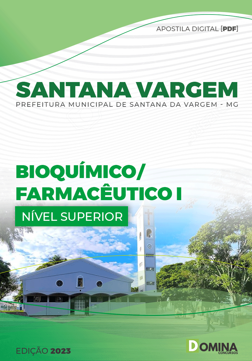 Apostila Pref Santana Vargem MG 2023 Bioquímico Farmacêutico I