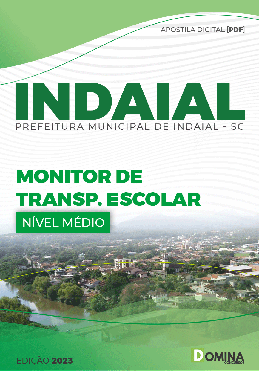 Apostila Pref Indaial SC 2023 Monitor Transporte Escolar