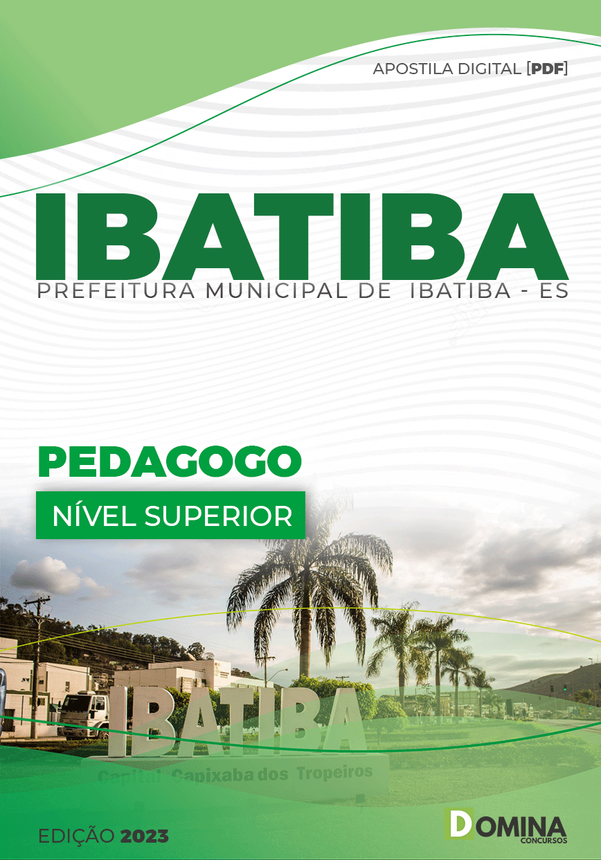 Apostila Concurso Pref Ibatiba ES 2023 Pedagogo