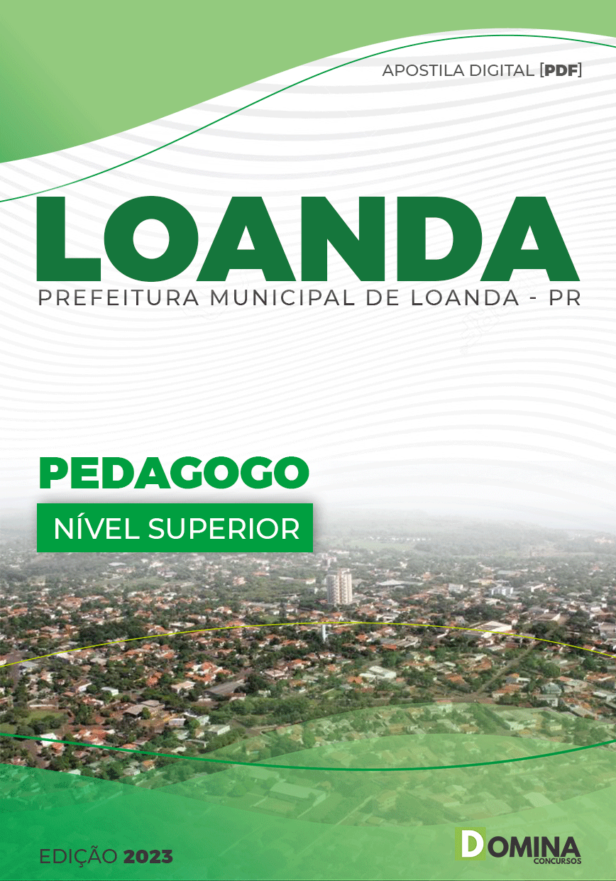 Apostila Concurso Pref Loanda PR 2023 Pedagogo