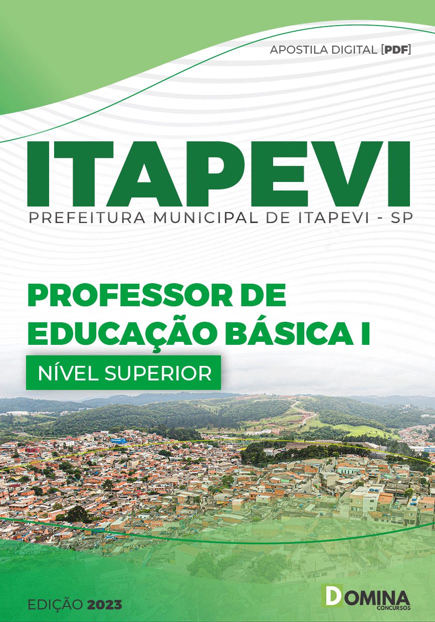 Apostila Prefeitura de Itapevi - SP 2023 - Professor de Educação