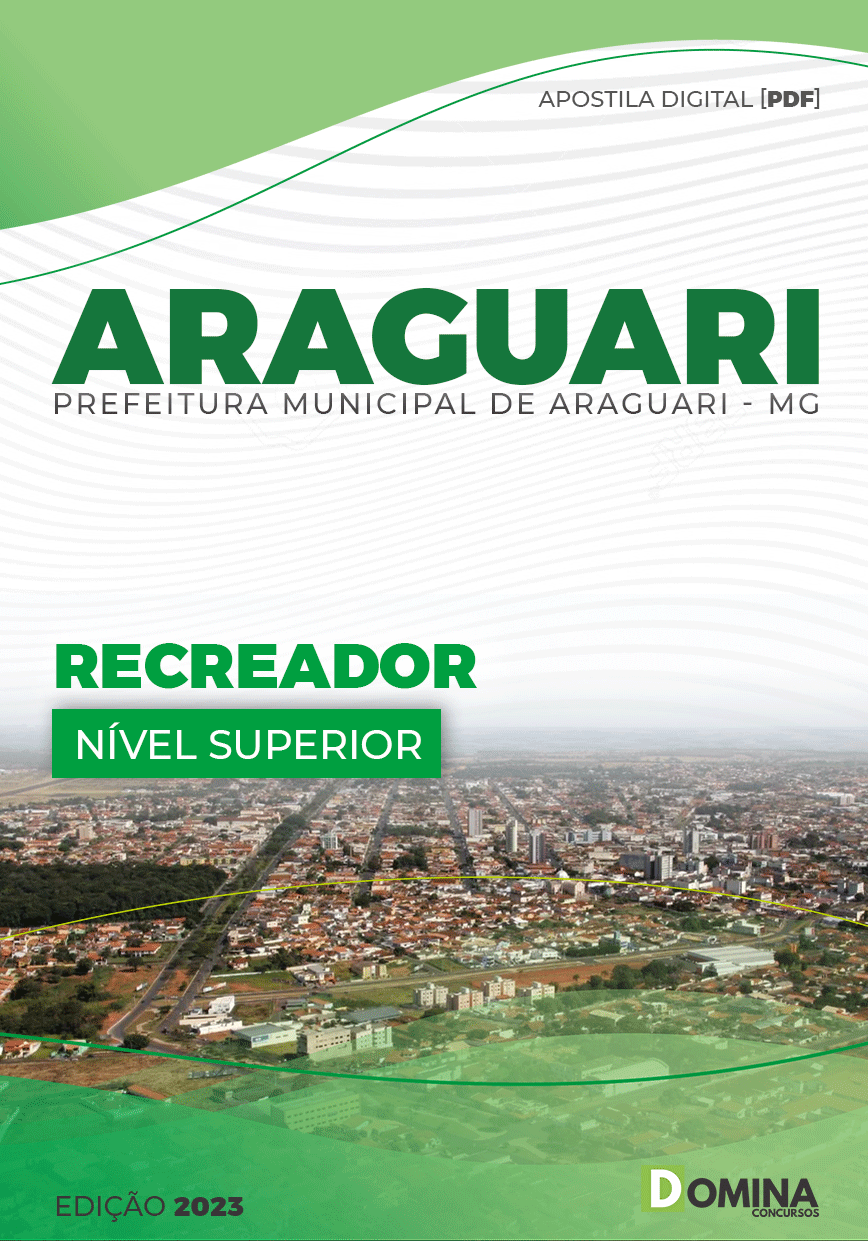 Apostila Concurso Pref Araguari MG 2023 Recreador