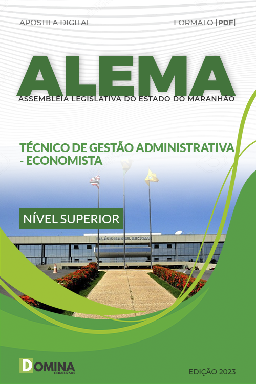 Apostila ALEMA 2023 Técnico Gestão Adm Economista