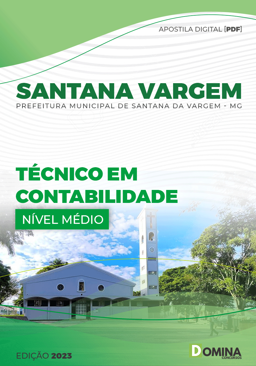 Apostila Pref Santana Vargem MG 2023 Técnico Contabilidade