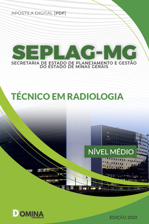 Apostila SEPLAG MG 2023 Analista Seguridade Técnico Radiologia