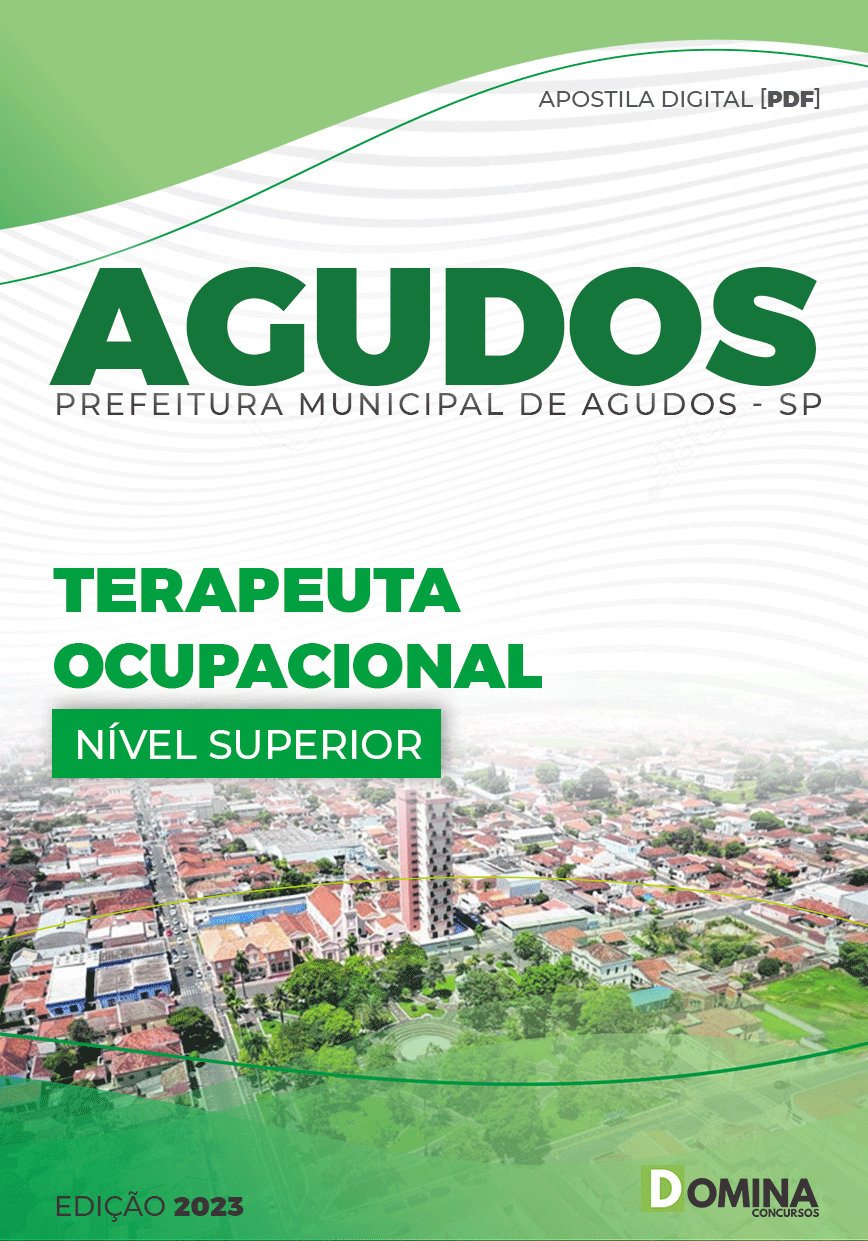 Apostila Concurso Pref Agudos SP 2023 Terapeuta Ocupacional