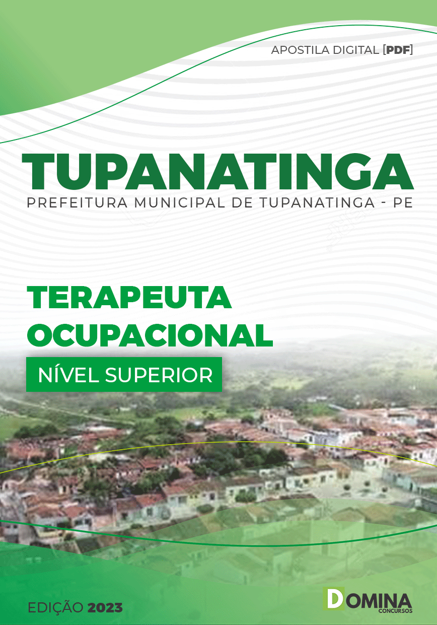 Apostila Pref Tupanatinga PE 2023 Terapeuta Ocupacional