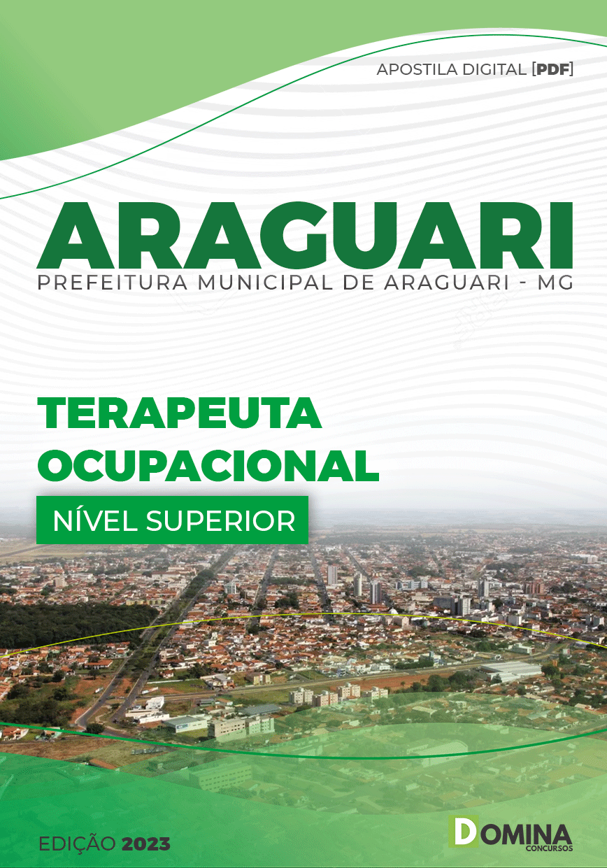 Apostila Digital Pref Araguari MG 2023 Terapeuta Ocupacional