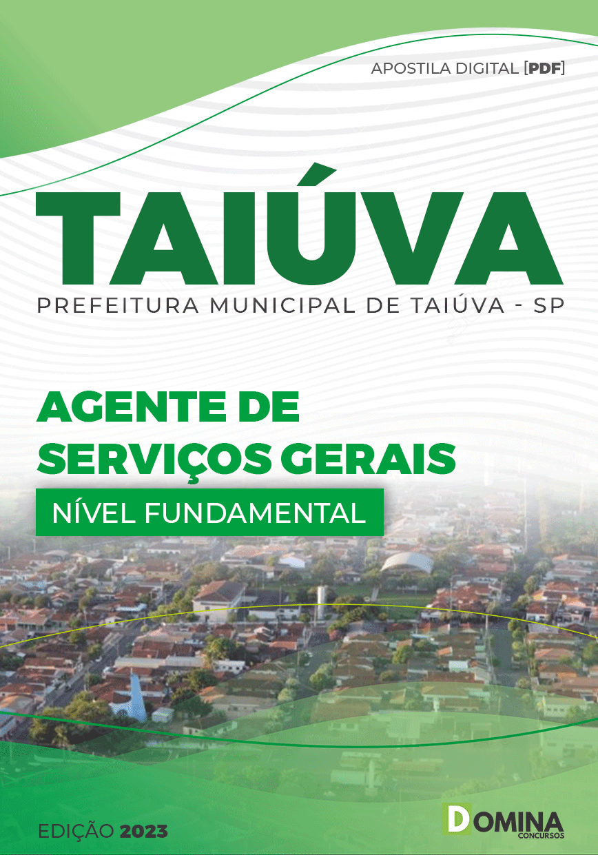 Apostila Concurso Pref Taiúva SP 2023 Agente Serviços Gerais