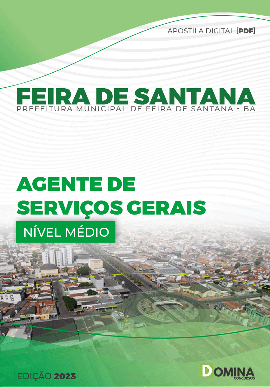 Apostila Pref Feira De Santana BA 2023 Agente Serviços Gerais