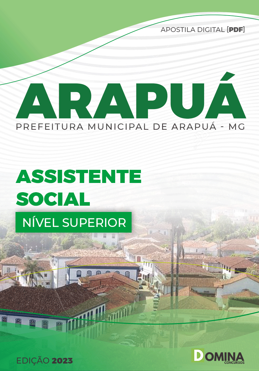 Apostila Concurso Pref Arapuá MG 2023 Assistente Social